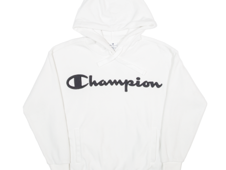 CHAMPION Fleece Womens White Hoodie XS Discount