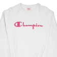 CHAMPION Womens Sweatshirt White M Sale