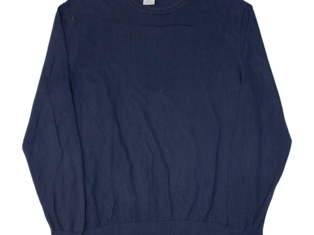 TIMBERLAND Mens Jumper Blue Tight Knit L Online