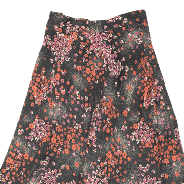 ACKERMANN Womens A-Line Skirt Black Midi 90s Floral M Online