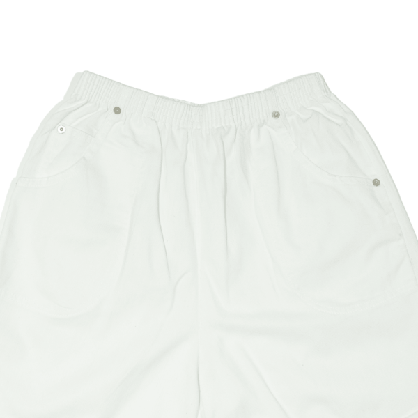 CABIN CREEK Womens Chino Shorts White 90s M W28 Cheap