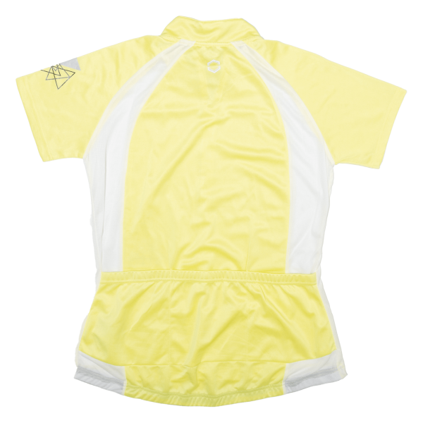 CRIVIT Cycling Womens Jersey Yellow 1 4 Zip M Hot on Sale