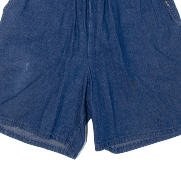 CHIC Womens Casual Shorts Blue 90s S W24 For Cheap