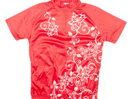 CRANE Cycling Mens Jersey Red 1 4 Zip M Online now