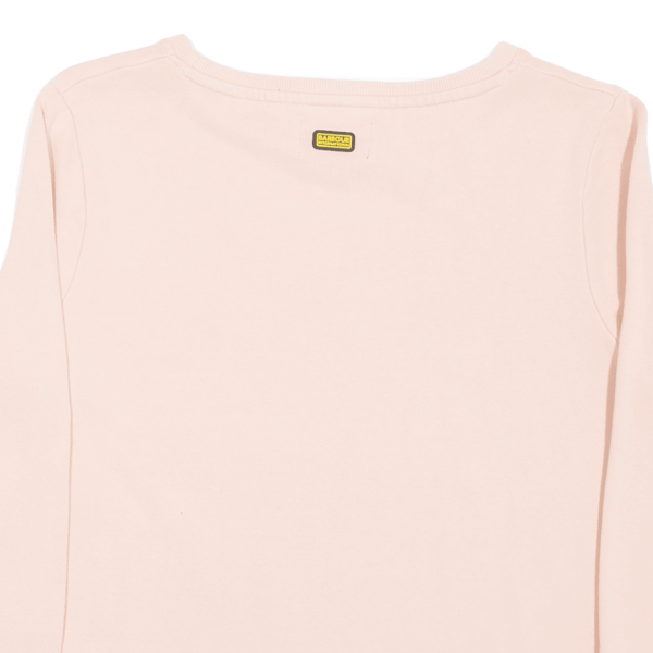 BARBOUR Womens Sweatshirt Pink UK 10 Online