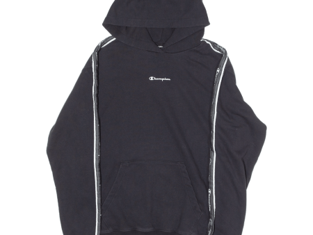 CHAMPION Mens Black Hoodie M Cheap