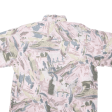 ALEXANDRE Mens Shirt Pink Viscose Crazy Pattern M Online Hot Sale