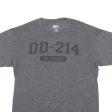 11 BRAVOS DD-214 Alumni Military Mens T-Shirt Grey USA Crew Neck M For Discount