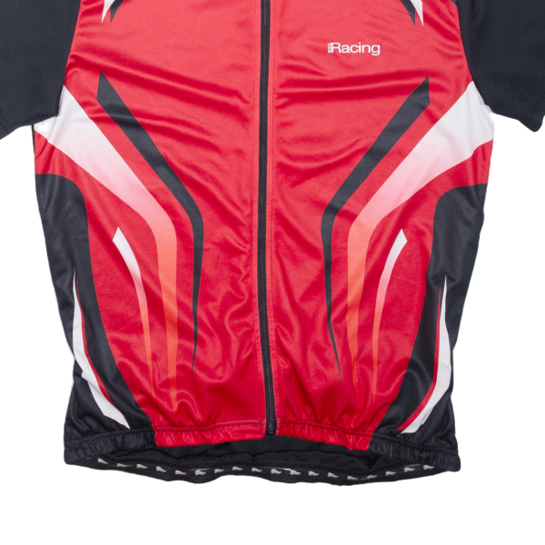 CRIVIT Full Zip Cycling Shirt Mens Jersey Red L on Sale