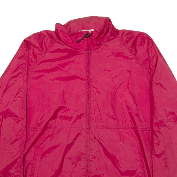 WOOLRICH Mens Shell Jacket Red Nylon Hooded L Cheap