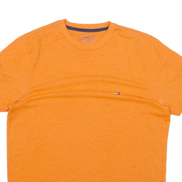 TOMMY HILFIGER Mens T-Shirt Orange XS Online