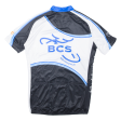 BCS Full Zip Cycling Shirt Mens Jersey Blue XL For Sale