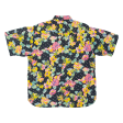 3K Side Vents Floral Womens Shirt Black 90s Spotted L Supply