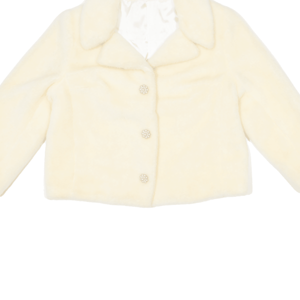 Girls Blazer Jacket Cream 90s M Fashion