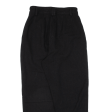 Womens Knit Trousers Black Regular Tapered W24 L22 Cheap