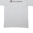 CHAMPION Mens T-Shirt Grey L Hot on Sale