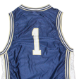 ADIDAS Notre Dame Basketball #1 Mens Jersey Blue Sleeveless USA S Online Hot Sale