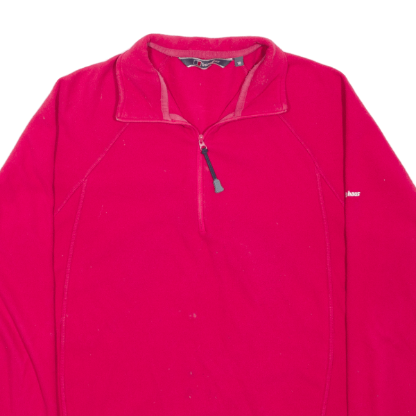 BERGHAUS Womens Fleece Pink 1 4 Zip S For Discount