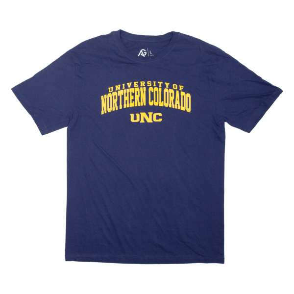 ALTA GRACIA APPAREL University Of Northern Colorado Mens T-Shirt Blue USA L Discount