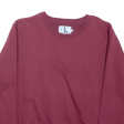 CALVIN KLEIN JEANS Womens Sweatshirt Maroon XL For Cheap