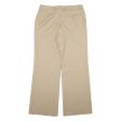 Womens Trousers Beige Relaxed Straight Wool W32 L30 Online now