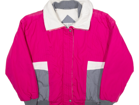 APRES SPORT Womens Shell Jacket Pink 90s L Cheap