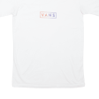 VANS Mens T-Shirt White XS Discount