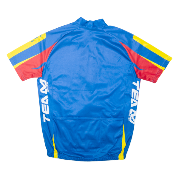 CRANE Full Zip Cycling Shirt Mens Jersey Blue 2XL For Cheap