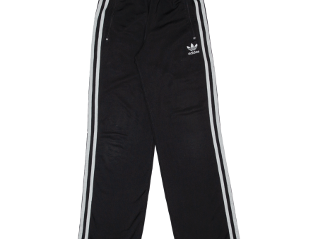 ADIDAS Mens Track Pants Black Straight S W26 L28 Fashion