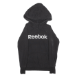 REEBOK Womens Black Hoodie S For Sale