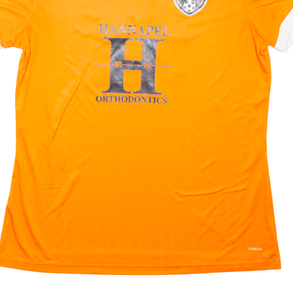 ADIDAS Thornapple Area Soccer Club Mens T-Shirt Orange M Online Sale