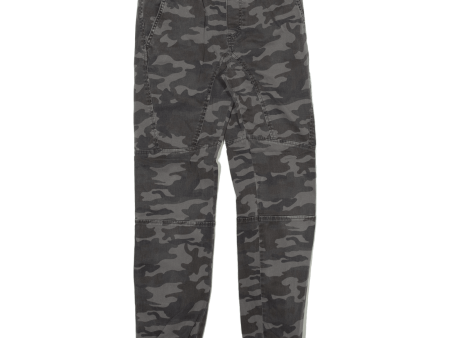 DOWNLOAD Camo Jogger Style Mens Trousers Grey Relaxed Tapered W26 L27 Supply