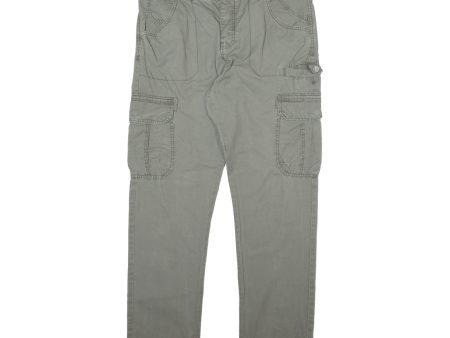 ESPRIT Cargo Mens Trousers Grey Slim Straight W34 L31 Hot on Sale