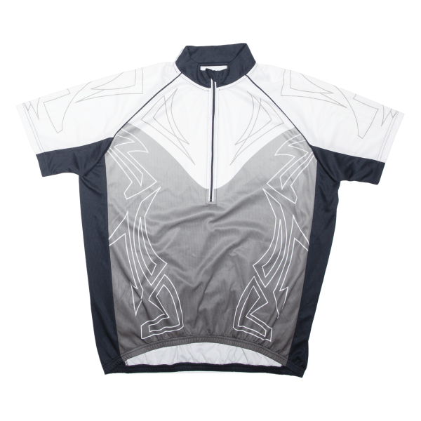 CRANE Cycling Shirt Mens Jersey Grey 1 2 Zip XL Sale