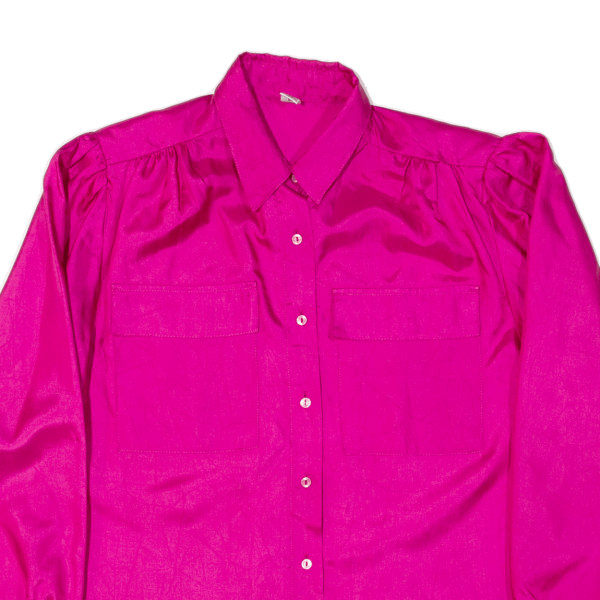 C&A Womens Shirt Pink Collared Long Sleeve S on Sale