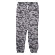 Camo Jogger Style Mens Trousers Grey Relaxed Tapered W30 L28 Fashion