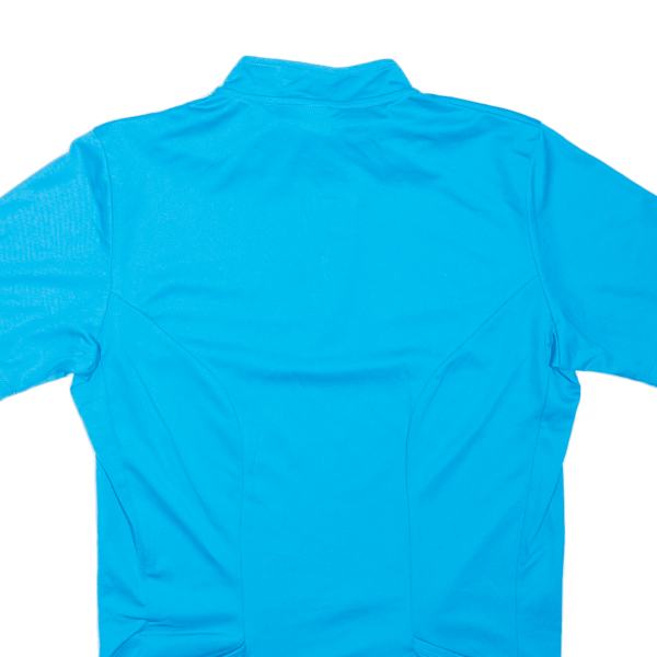 BTWIN Cycling Shirt Mens Jersey Blue 1 4 Zip M Online now