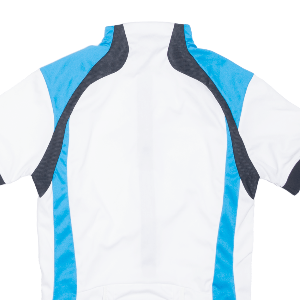 BRUNEX Full Zip Cycling Shirt Mens Jersey White XS For Cheap