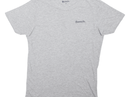 BENCH Mens T-Shirt Grey XS For Discount