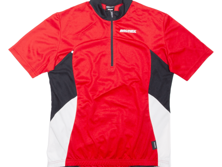 BRUNEX Cycling Shirt Mens Jersey Red M Online now