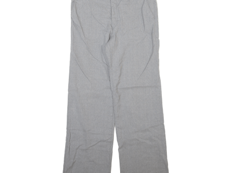 C&A Womens Trousers Grey Regular Straight Wool W30 L28 Hot on Sale