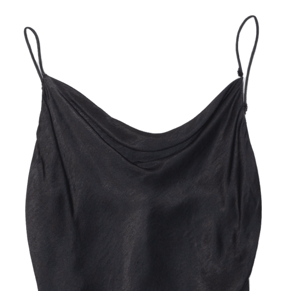 ZARA Womens Camisole Vest Black Sleeveless Viscose S Fashion