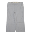 C&A Womens Trousers Grey Regular Straight Wool W30 L28 Hot on Sale