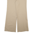 Womens Trousers Beige Relaxed Straight Wool W32 L30 Online now