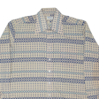 ACKERMAN Mens Shirt Beige Spotted Long Sleeve M Online Sale