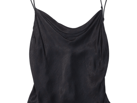 ZARA Womens Camisole Vest Black Sleeveless Viscose S Fashion