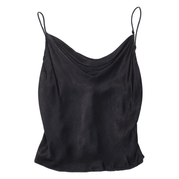 ZARA Womens Camisole Vest Black Sleeveless Viscose S Fashion