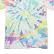 COMFORT COLORS Mens Tie Dye T-Shirt White S Supply