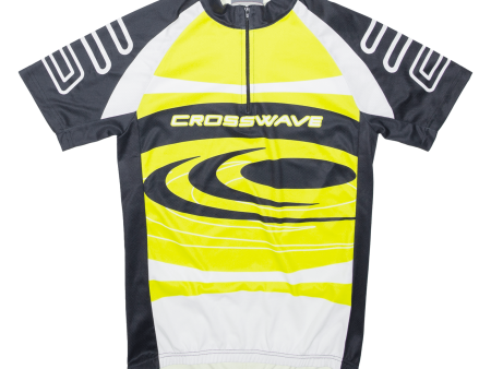 CROSSWAVE Cycling Shirt Mens Jersey Green 1 4 Zip XS Online Hot Sale