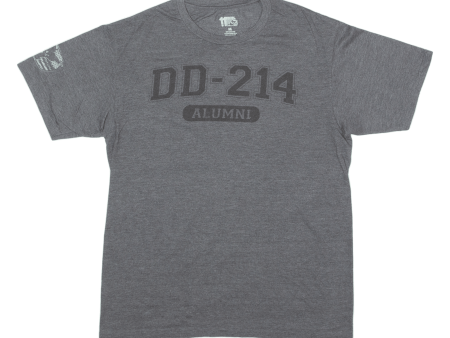 11 BRAVOS DD-214 Alumni Military Mens T-Shirt Grey USA Crew Neck M For Discount